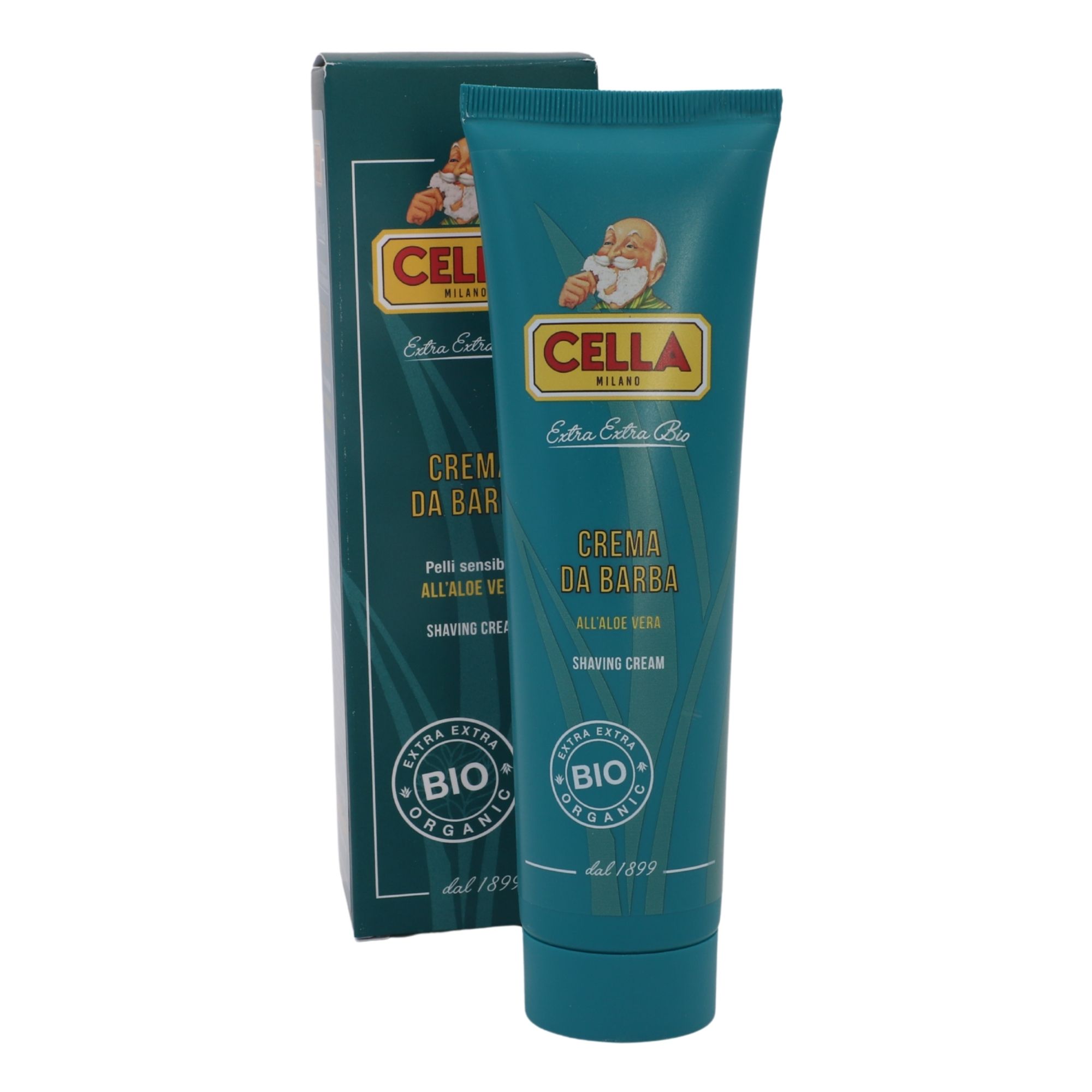 Crème À Raser En Tube À L'aloe  Bio