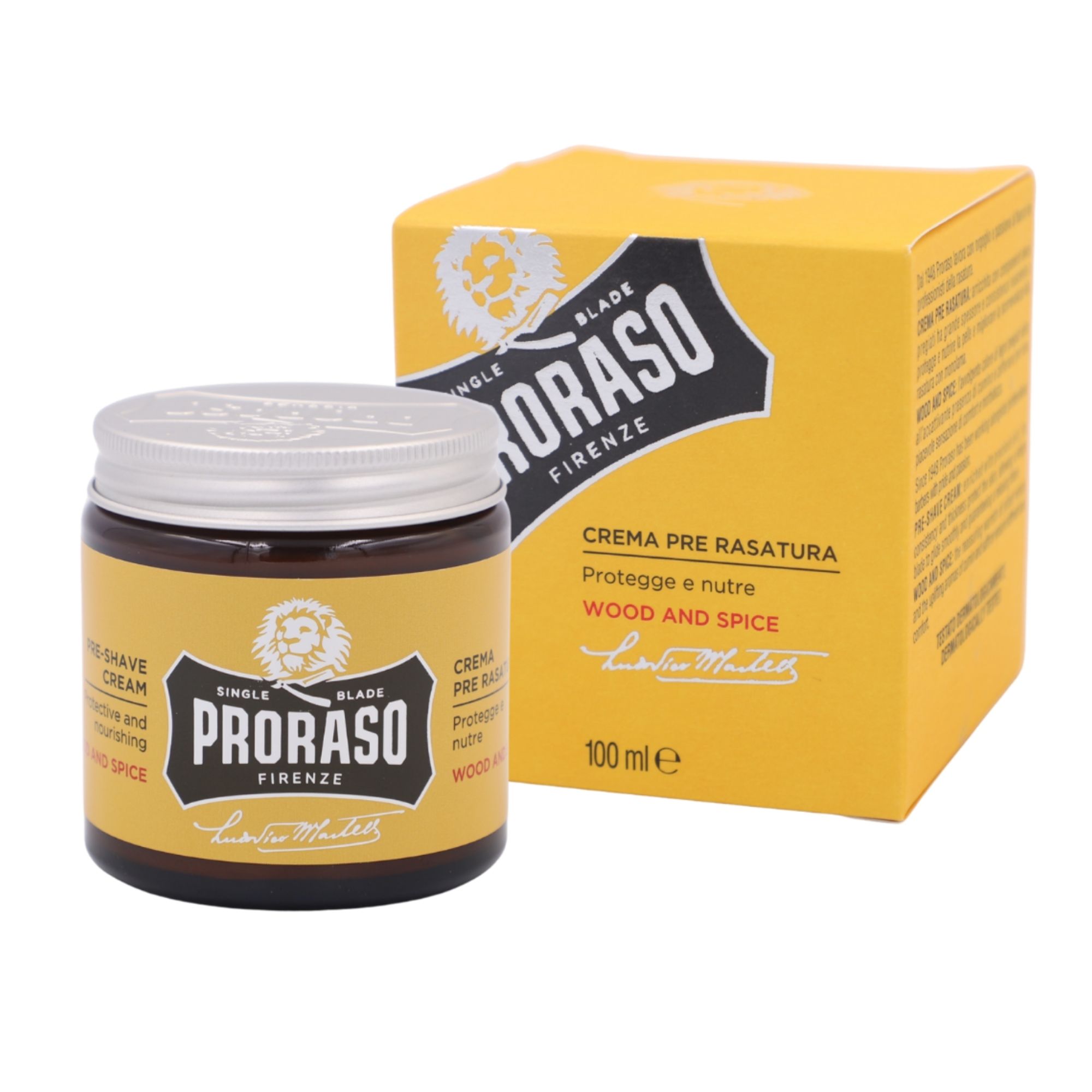 Crème Pré-Rasage - Bois & Épices