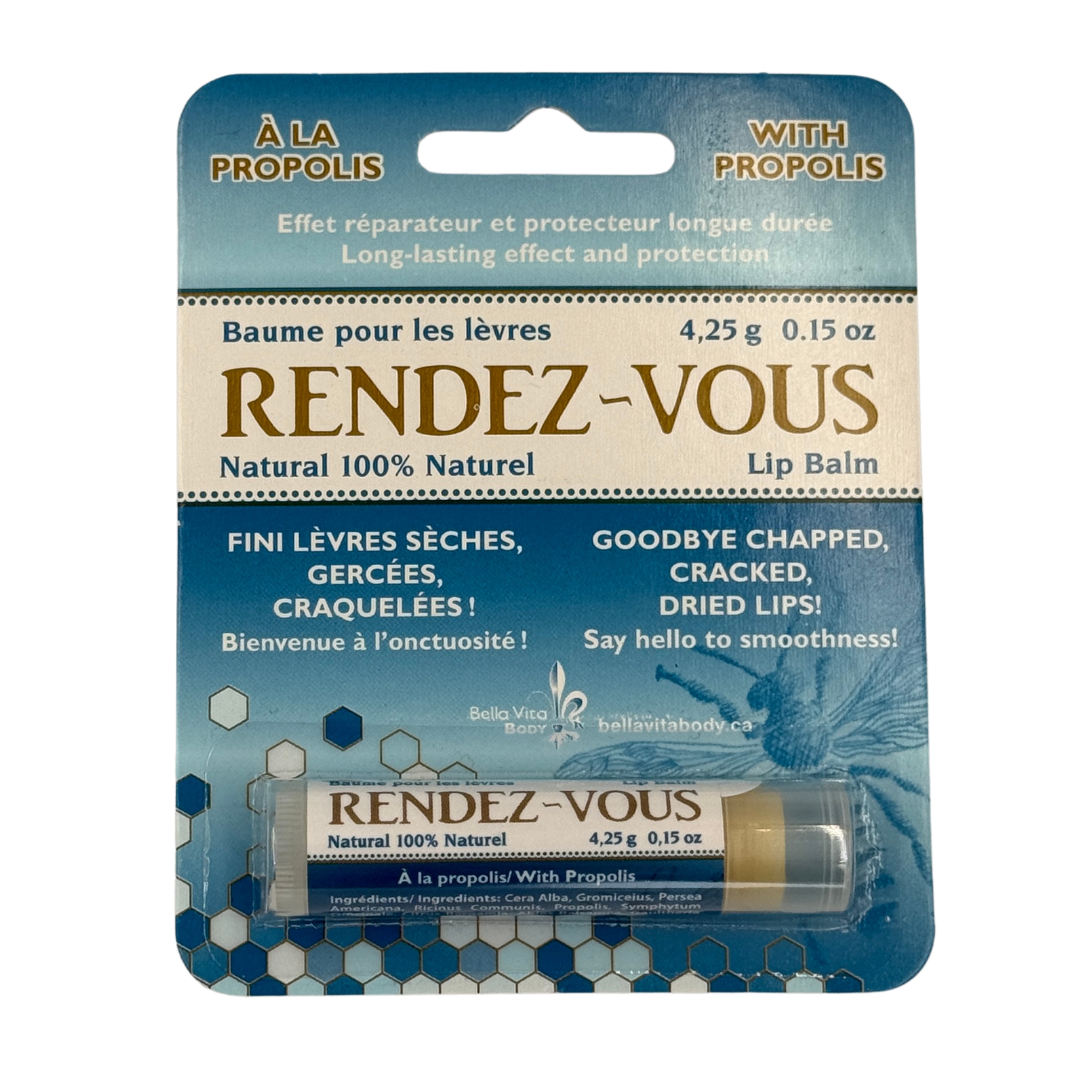 Baume pour les lèvres rendez-vous