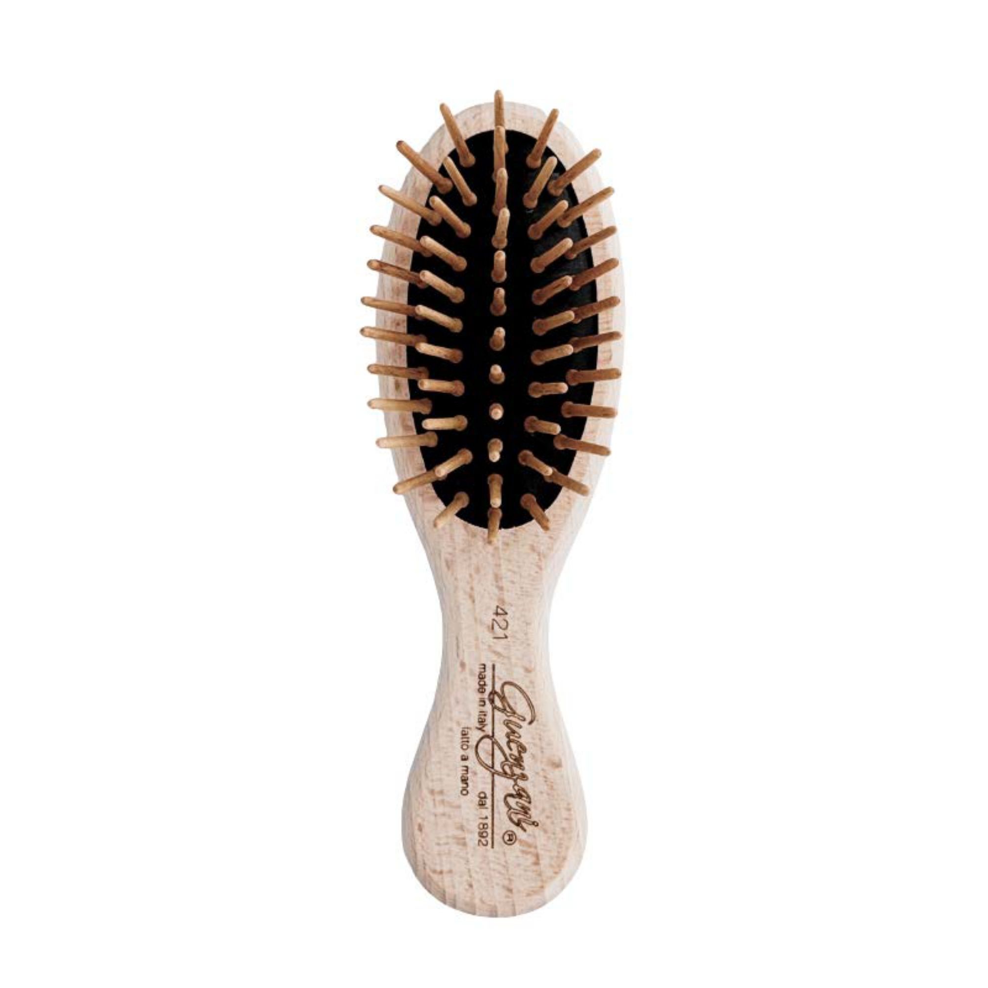 Brosse Plate Ovale - Picots Bois