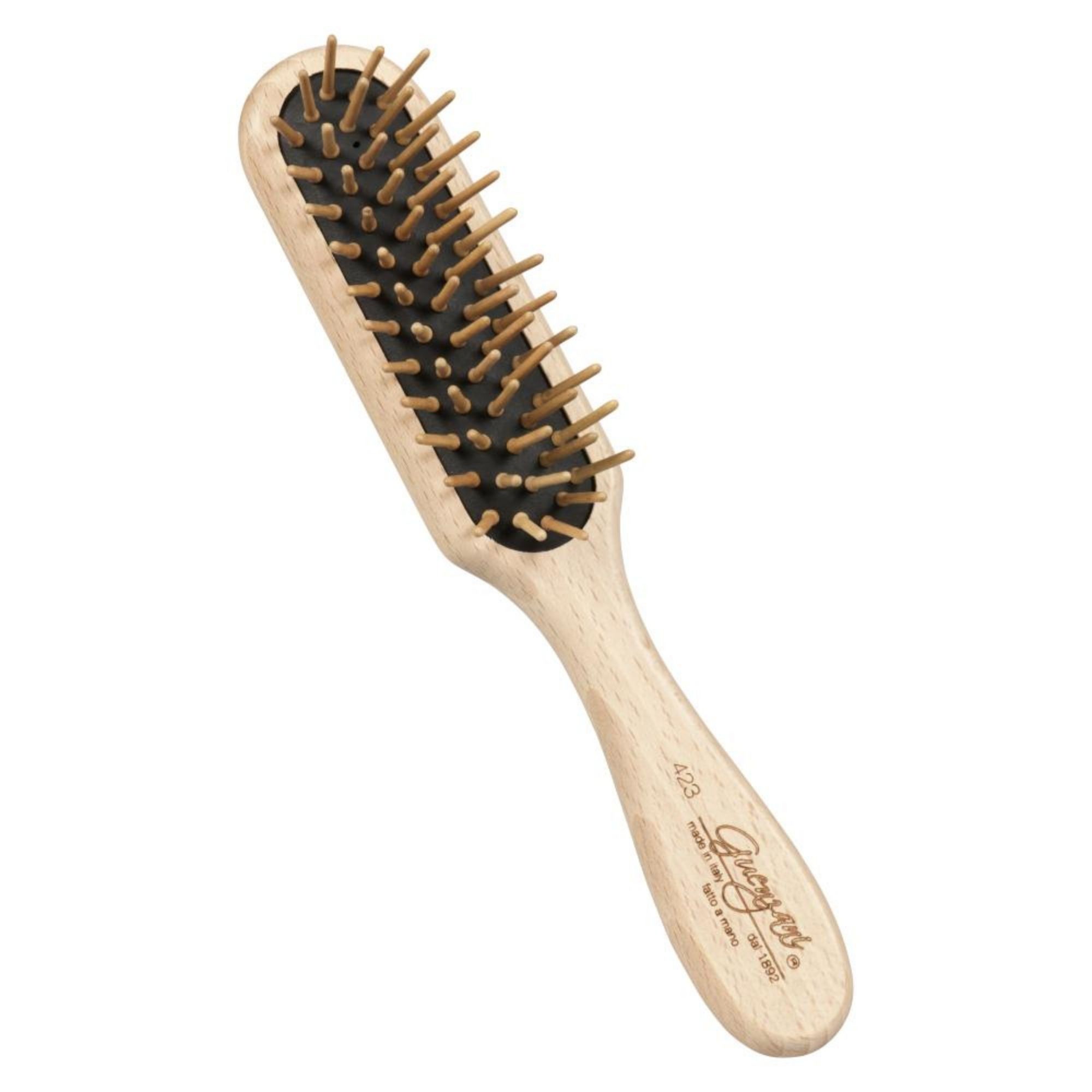 Brosse Plate Rectangulaire - Picots Bois – Image 2